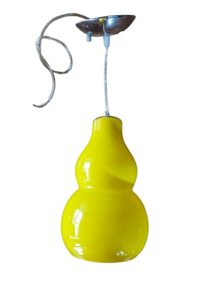 Seramik Sarı E14 Duylu Avize + Cata 8w Beyaz Led Ampul 1
