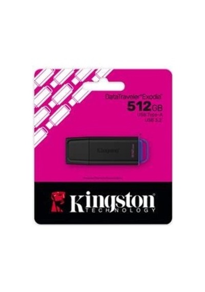 Kingston Dtxg2-512gb 512gb Portable Usb 3.2 Gen 1 Datatraveler Exodia Black-purple Flash Bellek Kdo