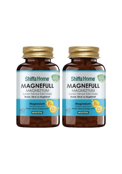 Shiffa Home Magnefull Magnezyum Takviye Edici Gıda 2 x 60 Tablet
