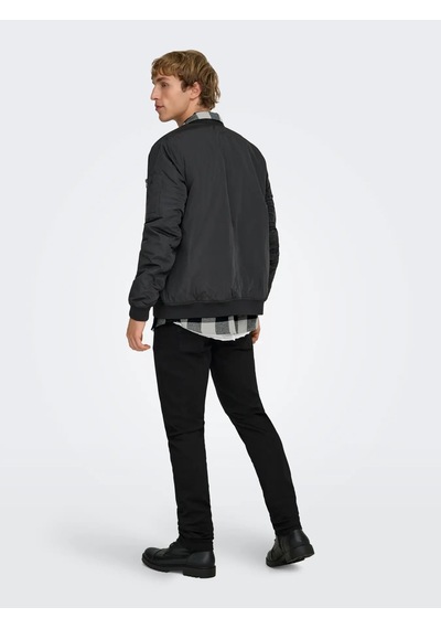 Only & Sons Onsjoshua Erkek Bomber Ceket 22023287 Siyah