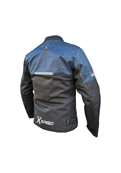 Xspeed Wise Korumalı Motosiklet Montu 50. Yıl Özel Mavi Siyah