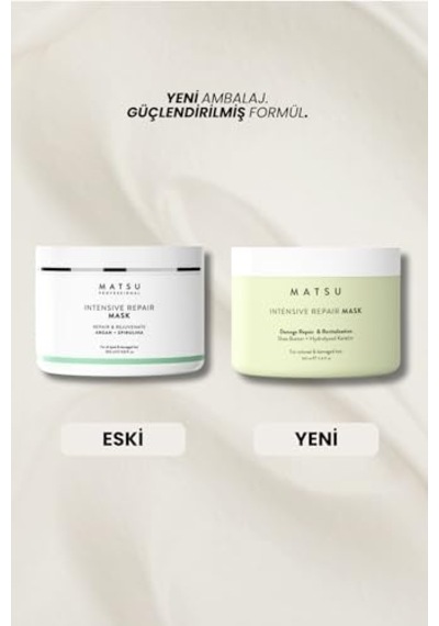 Intensive Repair Yıpranmış Saçlar Için Yoğun Bakım Maskesi 350 Ml 2 Paketi