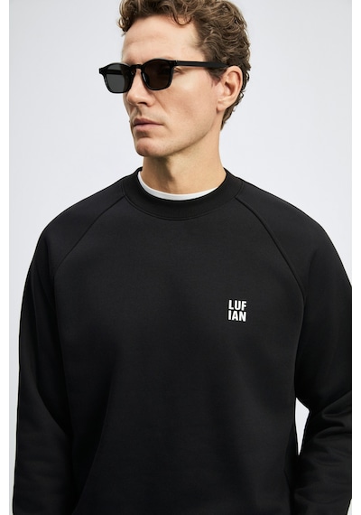 Lufian Blake Erkek Sweatshirt Siyah Siyah 112030193100100