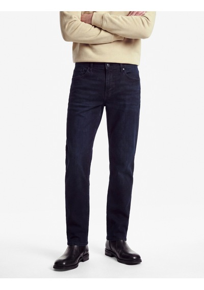 Koton Normal Bel Cepli Straight Fit Jean Pantolon - Mark Jean Koyu İndigo 7wam40372nd