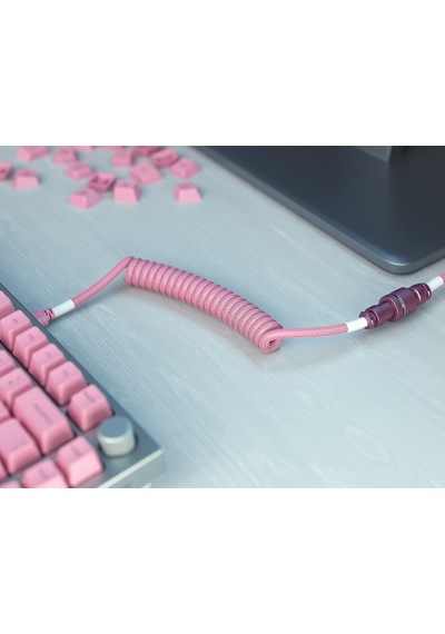 Gaming Premium Coiled Klavye Kablosu - Altın Kaplama Usb-a Pc Usb-c Klavye , Kablo Karışıklığına Karşı Koruma, Çift Örgülü Kılıf, 5 Kutuplu Aviator Fiş - Electric Blue Gaming Premium Coiled Klavye Kablosu - Altın Kaplama Usb-a Pc Usb-c Klavye , Kablo Karışıklığına Karşı Koruma, Çift Örgülü Kılıf, 5 Kutuplu Aviator Fiş - Electric Blue