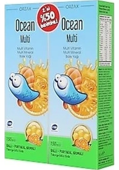 Ocean Multi Vitamin Balık Yağı Multi Mineral Kofre Paket