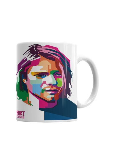 Kurt Cobain Kupa Bardak Porselen Karışık