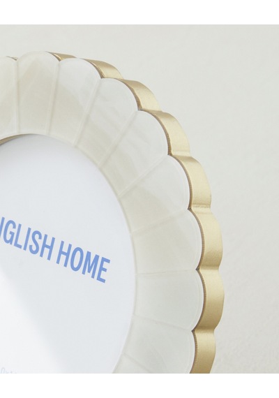 English Home Freda Akrilik Çerçeve 10x10 Cm Kırık Beyaz