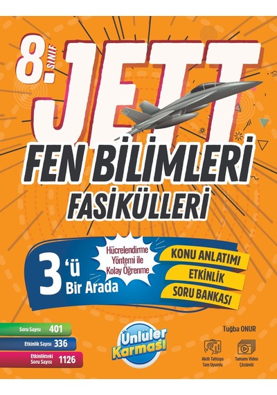 8.sınıf Jett Fen Bilimleri Fasikülleri -3 Fragman Deneme