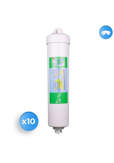 Su Arıtma Cihazı Premium Inline Aşama 2 Ön Karbon Filtre 10 Adet