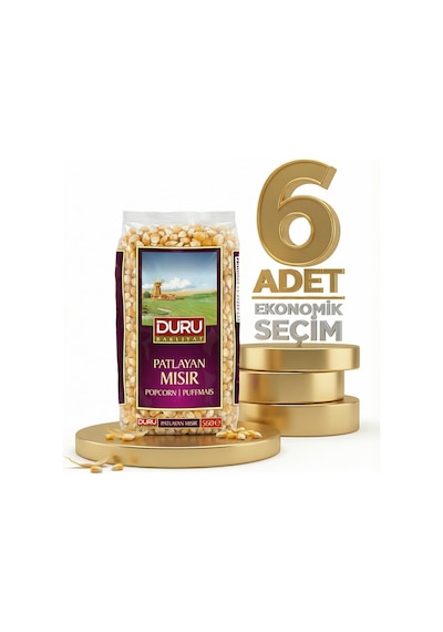 Duru Patlayan Mısır 6x500 Gr