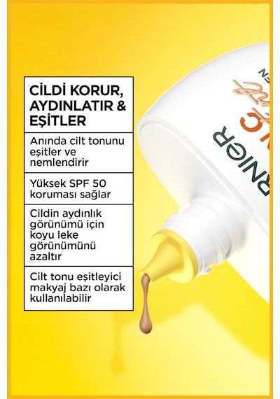 Garnier C Vitamini 3 Etki 1 Arada Renkli Nemlendirici - Açık Ton 3600542658416-11155