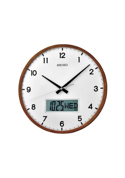 Seiko QXL008B Duvar Saati Ahşap