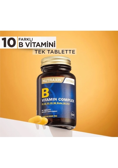 Nutraxin B Complex Vitamin 60 Tablet