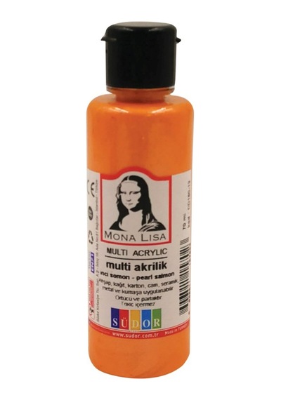 Mona Lisa Multi Akrilik 70 Ml İnci Somon Sd160-12 Çok Renkli