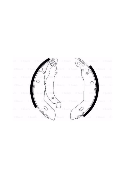Peugeot 306 Hatchback 1.6 1993-2002 Bosch Arka Fren Balatası N11.17662