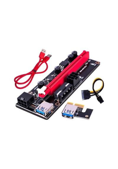 Riser Ver009S Pcı-E 1X To 16X Usb 3.0 Kart 4748P Uzatma V009S Btc