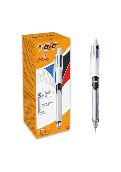 4 Colour Multifunction Black/blue/red/pencil Pk12 Genel