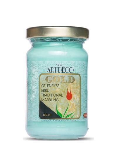 Artdeco Gold Geleneksel Ebru Boyası 105Ml - 575 Yeşim