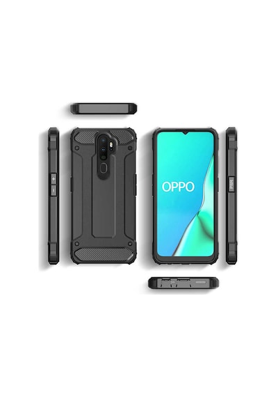 Noktaks - Oppo Uyumlu Oppo A5 2020 - Kılıf Çift Katman Zırh Tank Crash Military Kapak - Kırmızı T10701 Kirmizi Noktaks - Oppo Uyumlu Oppo A5 2020 - Kılıf Çift Katman Zırh Tank Crash Military Kapak - Kırmızı T10701 Kirmizi