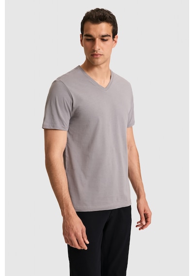 U.s. Polo Assn. Erkek Gri Tişört Basic 50326944-vr024
