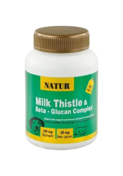 Natur Milk Thistle & Beta - Glucan Complex Destekleyici 90 Tablet