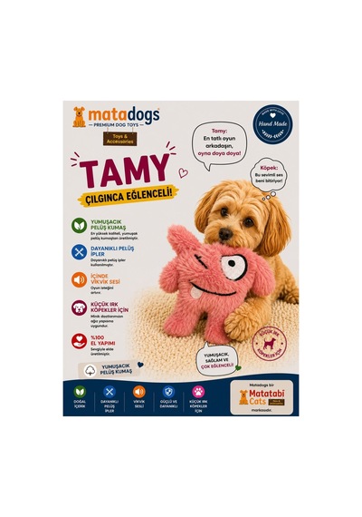 Matadogs Tamy Peluş,sesli Köpek Oyuncağı