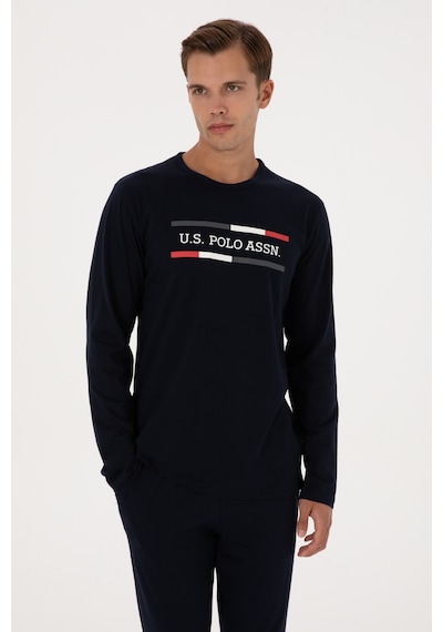 U.s. Polo Assn. Erkek Lacivert Pijama Takım 50318598-vr033 Lacivert