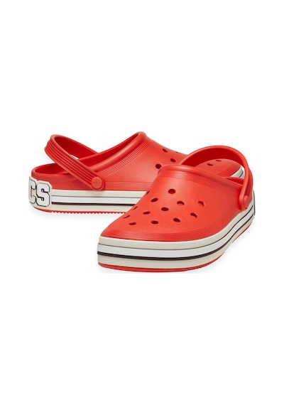 Crocs 209651 Off Court Logo Clog Kırmızı Erkek Terlik Kırmızı