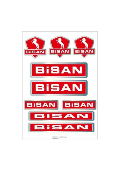 Bisan Bisiklet Sticker Seti Diğer