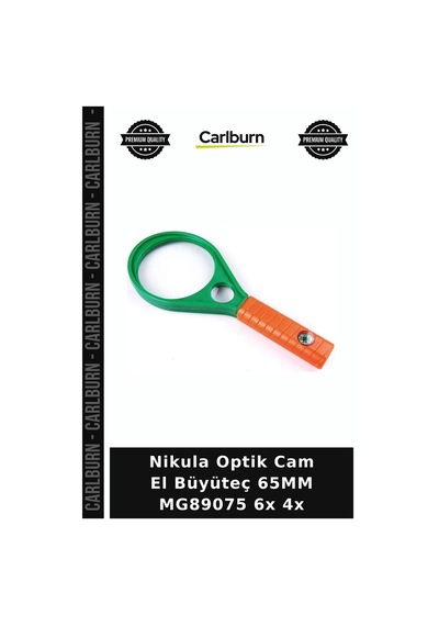 Nikula Optik Cam El Büyüteç 65mm Mg89075 6x 4x Pratik Gereç Detay İnceleme Küçük Detaylar