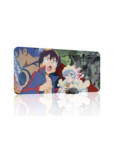 Gurren Lagann Kaymaz Dikişli Kauçuk Oyuncu Mousepad V3 - 90x40 Xxl Gaming Mouse Pad Fare Altlığı