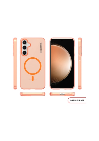 Samsung Galaxy A16 Uyumlu Mat Sert Klein Kılıf Turuncu