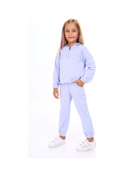 Toontoy Kids Toontoy Kız Çocuk Armalı Eşofman Takım Mavi Toontoy Kids Toontoy Kız Çocuk Armalı Eşofman Takım Mavi