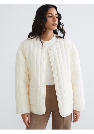 Lcw Modest Sarı Bisiklet Yaka Oversize Kadın Ceket