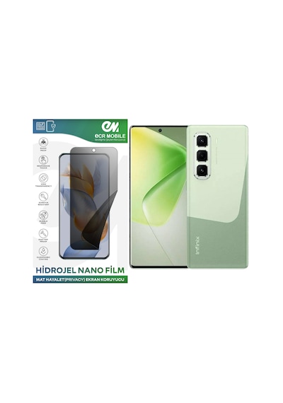 Infinix Hot 50 Pro Plus Uyumlu Hidrojel Nano Ekran Koruyucu Film Hayalet Privacy Tempered Cam Değildir