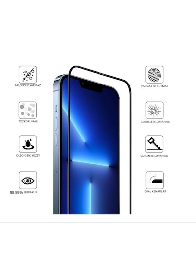 Mopal Apple Uyumlu iPhone 17 Pro Max Anti Static Ekran Koruyucu