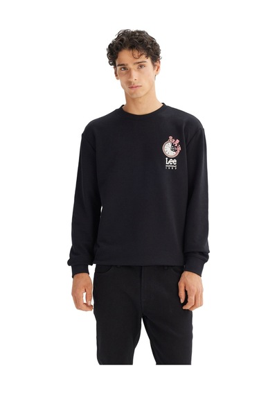 Lee Erkek Sweat L2520363 001 Siyah Siyah