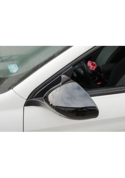 Fiat Egea Batman Ayna Kapağı, ABS Plastik, Parlak Siyah