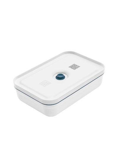 Zwilling Fresh &amp Save Vakumlu Yemek Taşıma Kabı, L Düz, Plastik, Beyaz-akdeniz Mavisi