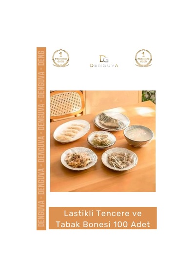 Tabakbonesi Lastikli Tencere Kapak Gıda Saklama Hijyenik Pratik Ekonomik Tabak Bonesi 100 Adet 20cm Çok Renkli