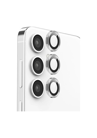 Newface Samsung Galaxy S24 Fe Raze Metal Kamera Lens - Gri