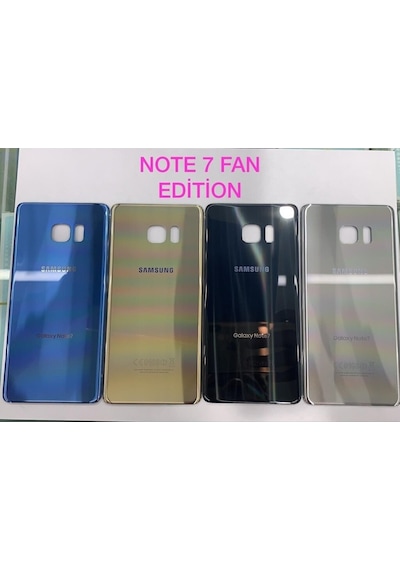 Gmr Samsung Galaxy Note 7 Uyumlu Fan Edition N930f Pil Kapağı Siyah