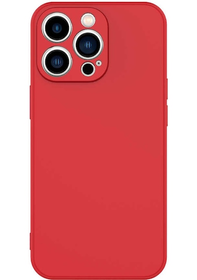 Apple Uyumlu iPhone 13 Pro Max Uyumlu Tchs Mara Lansman Kılıf-kırmızı Kirmizi -