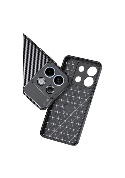 Zore Redmi Note 13 Pro 5g Kılıf Nvth Negro Silikon Kapak - Siyah