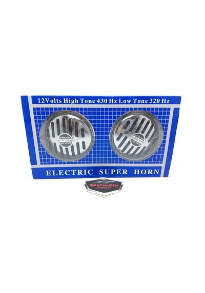 Hella Tip Tone Küçük Kafa Korna Seti 12 Volt Krom 2 Adet