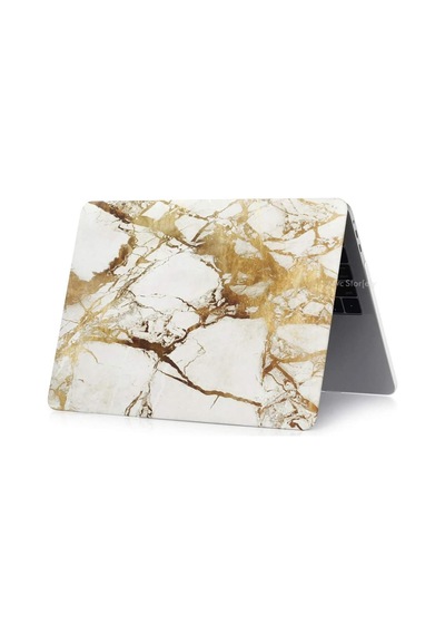 Apple Uyumlu MacBook Pro Kılıf Hardcase Touch Bar A1707 A1990 İle Koruyucu Kılıf Mermer
