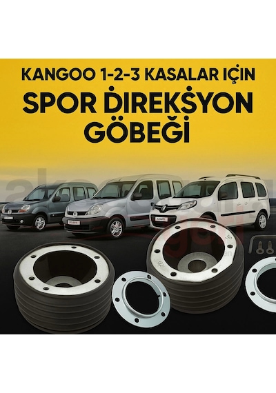 Renault Kango 1-2-3 Momo Tip Sabit Spor Direksiyon Göbeği Karma