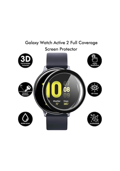 Samsung Uyumlu Galaxy Watch Active 2 40Mm Ekran Koruyucu Nano Esnek Cam
