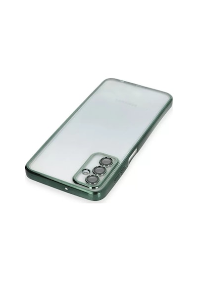 Newface Samsung Galaxy M23 Kılıf Razer Lensli Silikon - Yeşil